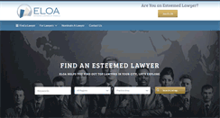 Desktop Screenshot of eloa.org
